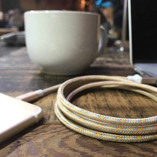 Gold Dust Lightning Cable (5 ft / 1.5m longitud)