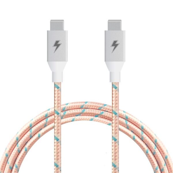 Rose Gold Type C to Type C Cable