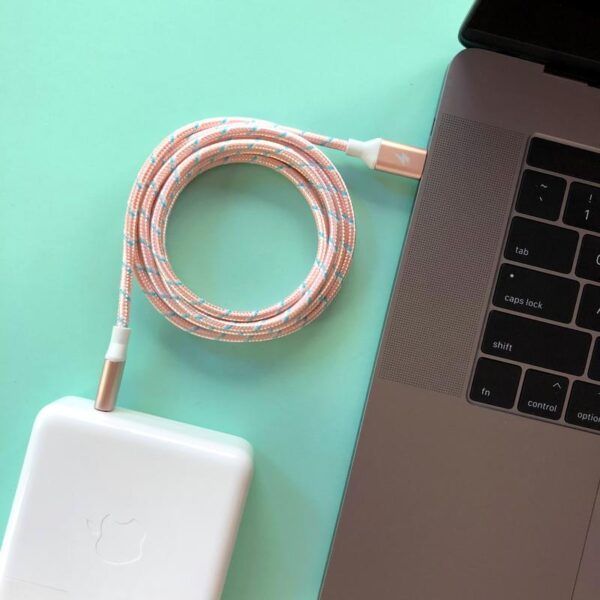 Rose Gold Type C to Type C Cable
